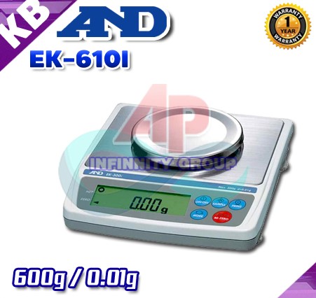 ตาชั่งดิจิตอล เครื่องชั่งแบบตั้งโต๊ะ 600g ละเอียด 0.01g รุ่น EK-610i ยี่ห้อ AND   รูปที่ 1