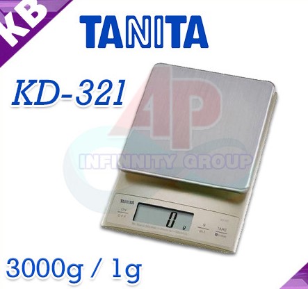 ตาชั่งดิจิตอล เครื่องชั่งแบบตั้งโต๊ะ 3000g ละเอียด1g รุ่น KD-321 ยี่ห้อ TANITA  รูปที่ 1