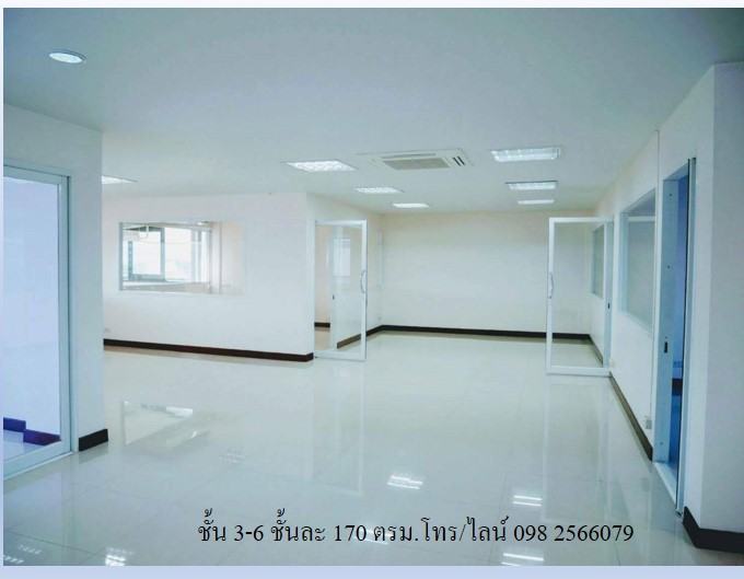 สำนักงานให้เช่า ถนนวิภาวดีรังสิต 135-1000 ตรม.ใกล้ทางด่วนดินแดง, BTS ห้าแยกลาดพร้าว MRT รัชดาภิเษก ใกล้แยกสุทธิสาร รูปที่ 6
