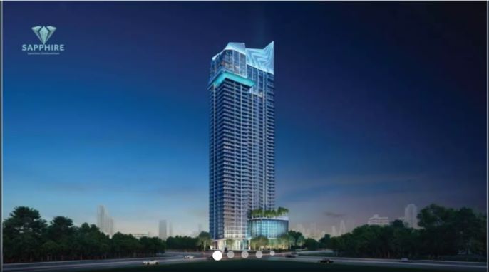 CM03758 ขายดาวน์ แซฟไฟร์ ลักซูเรียส คอนโด พระราม 3 Sapphire Luxurious Condo คอนโดมิเนียม ติดถนนพระราม 3 รูปที่ 1