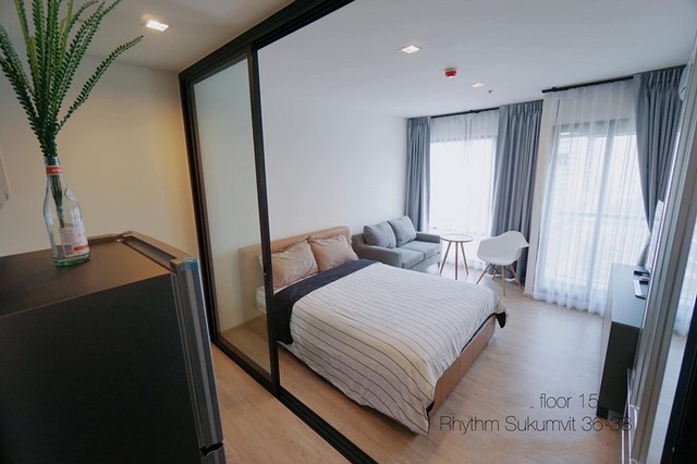 R64100804 ให้เช่าถูก ใกล้BTS ทองหล่อ Rhythm Sukhumvit 36-38 ทิศเหนือ เพียง14,000 บาท รูปที่ 1