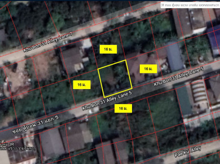 ขาย ที่ดิน ถูก เป็นสีเหลี่ยมสวย ที่ดิน 64 ตร.วา ผังเมืองสีเหลือง ย.3-25 รูปที่ 5