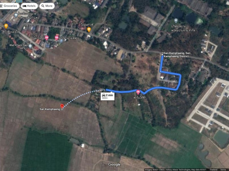 ขาย ที่ดิน ถูก เชียงใหม่ 6 ไร่ 1 งาน 92.1 ตร.วา - อยู่ใกล้ฟาร์มใต้ฟ้า มีประชากรอยู่หนาแน่น รูปที่ 3
