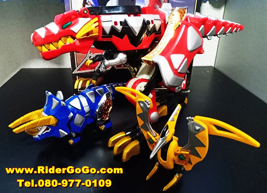 หุ่นยนต์ขบวนการอาบะเรนเจอร์ อาบะเรนโอ Abaranger (DX AbarenOh) สภาพสวยของแท้Bandai ประเทศญี่ปุ่น รูปที่ 4