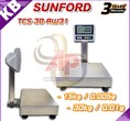 ตาชั่งดิจิตอล เครื่องชั่งตั้งพื้น 60Kg ละเอียด20g ยี่ห้อ SUNFORD รุ่น TCS-60-AW31