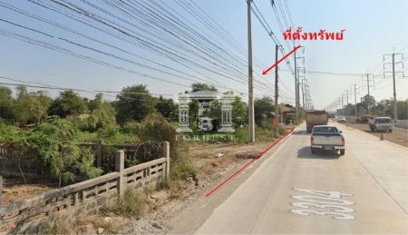 ขาย ที่ดิน รหัส90218 โซน EECติดถนนศุขประยูร ใกล้ตลาดสดบ้านโพธิ์ ฉะเชิงเทรา 8 ไร่ ถนนหน้าที่กว้าง 20 เมตร รูปที่ 2