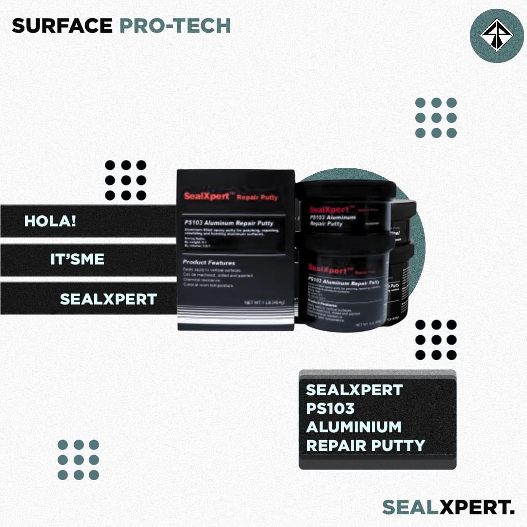 Seal XPert PS103  อีพ็อกซี่ซ่อมอลูมิเนียม ซ่อมโลหะ  Seal X-Pert PS103 (Aluminum Repair Putty) กาวอีพ็อกซี่ซ่อมอลูมิเนียม  กาวอีพ็อกซี่ซ่อมโลหะ รูปที่ 1