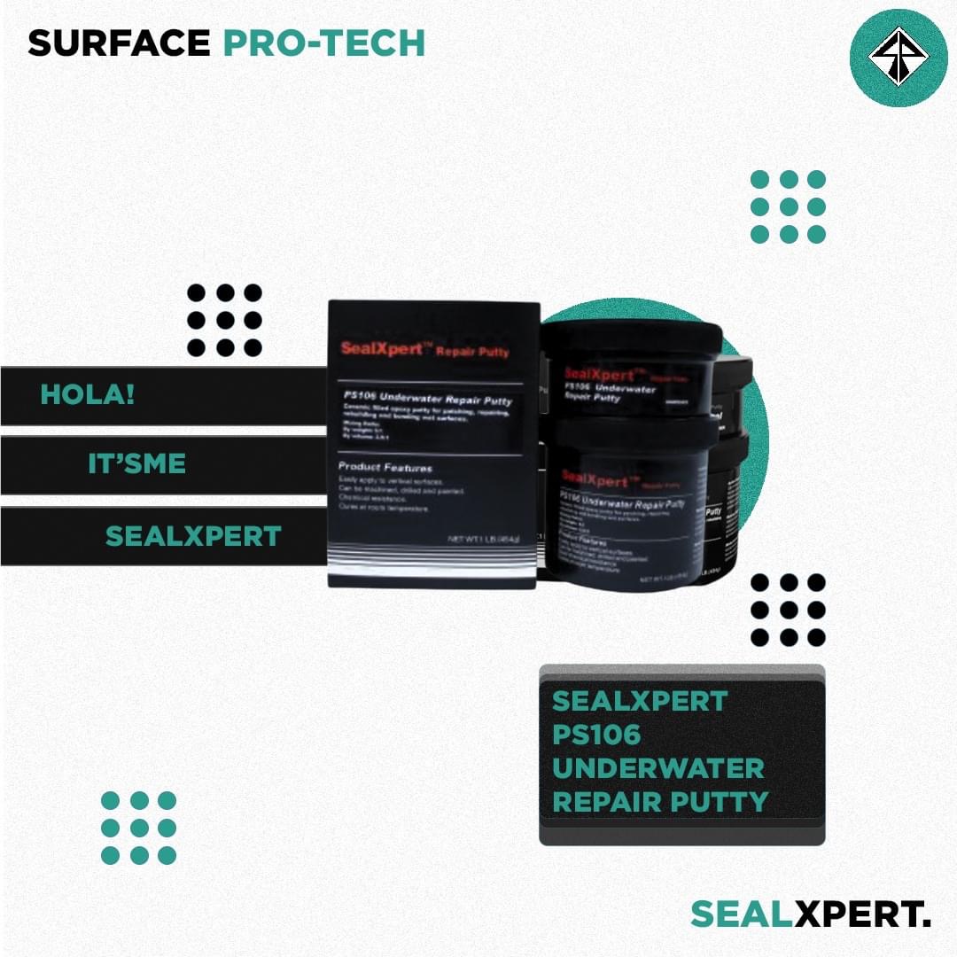 Seal XPert PS106  อีพ็อกซี่ผสมเซรามิก แห้งตัวใต้น้ำได้  Seal X-Pert PS106 (Underwater Repair Putty) อีพ็อกซี่ผสมเซรามิก แห้งตัวใต้น้ำได้ ซ่อมงานในที่เปียกชื้น รูปที่ 1
