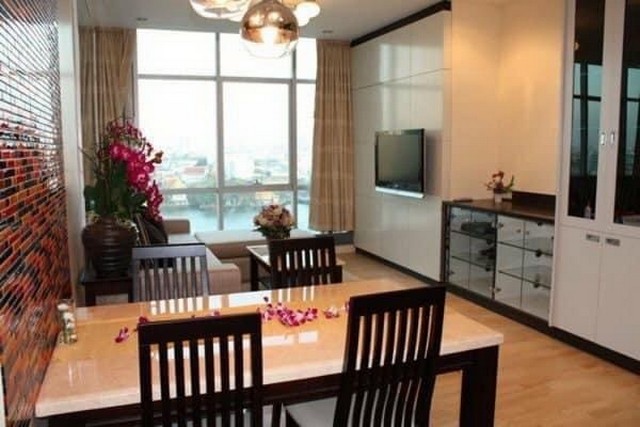 R64110901 ให้เช่าถูกวิวแม่น้ำ Baan Sathorn Chaopraya 2ห้องนอน 2ห้องน้ำ 92 ตรม. 39,000 บาท รูปที่ 1