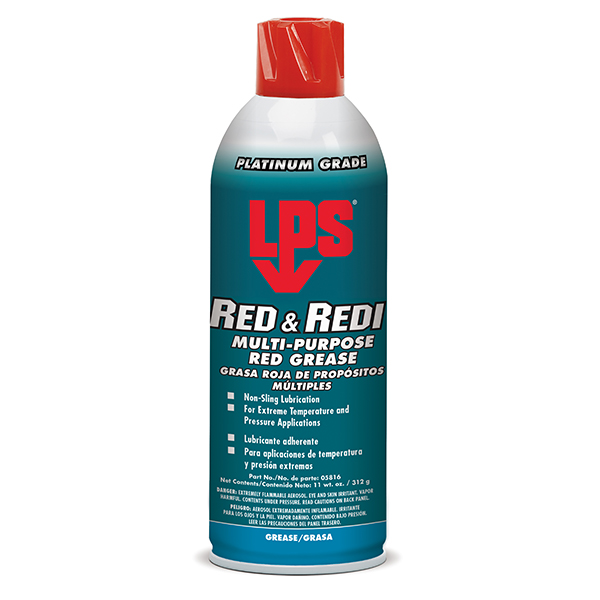  LPS Red & Redi Multi-Purpose Red Grease  สเปรย์จาระบีแดงทนความร้อน ป้องกันการเกิดสนิม  รูปที่ 2
