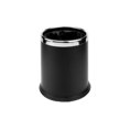 ถังขยะสแตนเลส(สีดำ) ทรงกลมสองชั้น COMBI WARE ขนาด 10.3 ลิตร