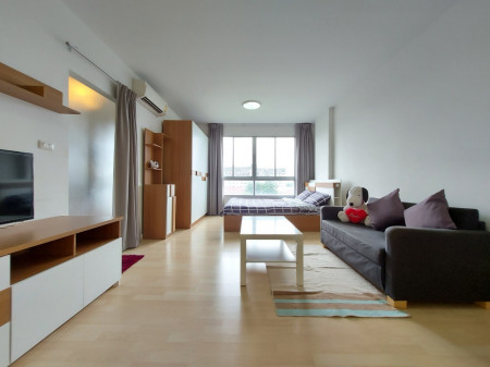 ให้เช่า คอนโด สไตล์มินิมอล เครื่องซักผ้าใหม่ D Condo รามคำแหง 64 30 ตรม. มีโต๊ะทำงาน เหมาะ wfh เจ้าของใจดี รูปที่ 3