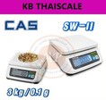 ตาชั่งดิจิตอล เครื่องชั่งตั้งโต๊ะ 3kg ละเอียด 0.1g ยี่ห้อ CAS รุ่น SW-II 