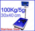 ตาชั่งดิจิตอล เครื่องชั่งแบบตั้งพื้น MACATA Stainless Steel TZ Series 100kg ละเอียด5g มี RS232 เชื่อมต่อคอมพิวเตอร์ได้