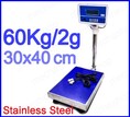 ตาชั่งดิจิตอล เครื่องชั่งแบบตั้งพื้น MACATA Stainless Steel TZ Series 60kg ละเอียด2g มี RS232 เชื่อมต่อคอมพิวเตอร์ได้