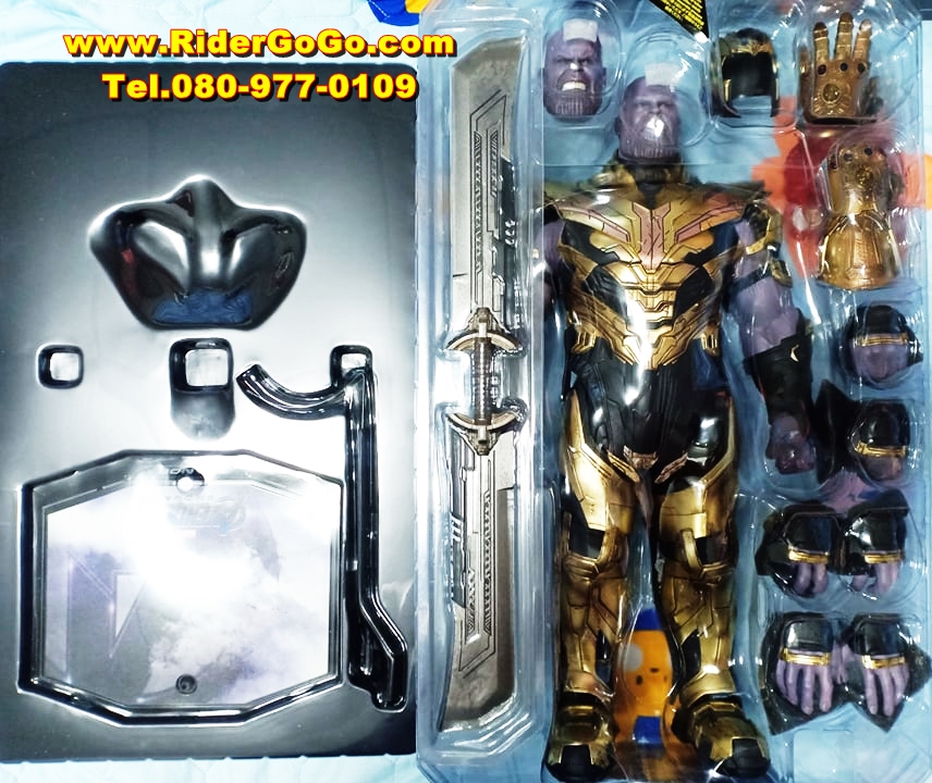 HOT TOYS Thanos MMS529 Avengers Endgame โมเดลธานอส ภาคเอนเกม สภาพดีสวยของครบ ของแท้ รูปที่ 6