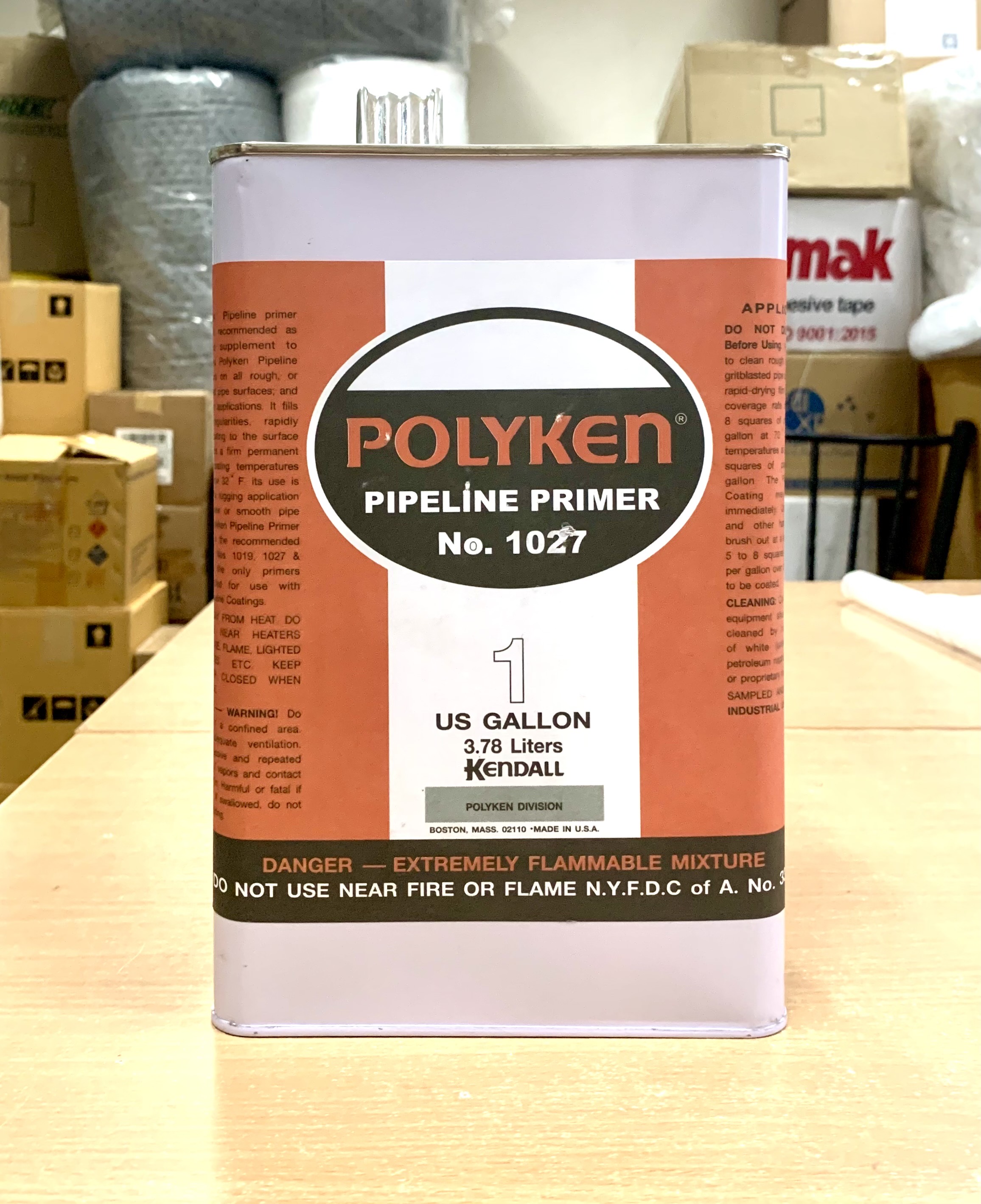 ใหม่ Polyken Primer No1027 น้ำยารองพื้นเพื่อป้องกันสนิมก่อนันเทป