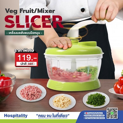 VEG FRUIT SLICER,MIXER (3 SPEEDS) โถปั่นสับ รูปที่ 1