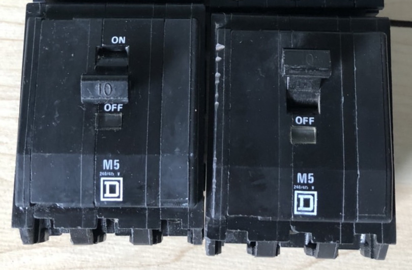 ขายเบรกเกอร์ ลูกย่อย ลูกเซอร์กิส 3 โพล circuit breaker 3P สแควร์ดี square D ขนาด 10 แอมป์ 10A มือสอง สภาพดี รูปที่ 5