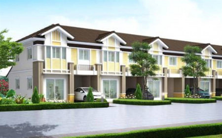 ขาย ทาวน์โฮม หลังริม พฤกษาวิลล์ รังสิต - องครักษ์ (พฤกษาวิลล์ 16-1 และ 16-2) 120 ตรม. 24 ตร.วา ต่อเติมครัว พร้อมอยู่ รูปที่ 3