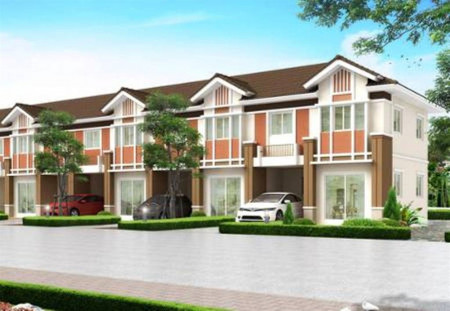 ขาย ทาวน์โฮม หลังริม พฤกษาวิลล์ รังสิต - องครักษ์ (พฤกษาวิลล์ 16-1 และ 16-2) 120 ตรม. 24 ตร.วา ต่อเติมครัว พร้อมอยู่ รูปที่ 4