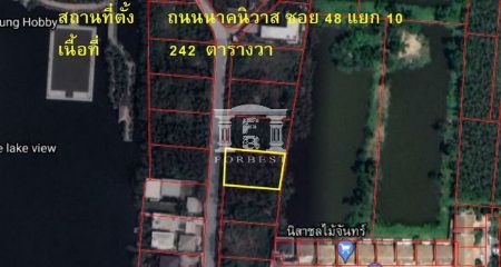 ขาย ที่ดิน  รหัส 41140 ลาดพร้าว 71 นาคนิวาส 48 242 ตร.วา ที่สวย เหมาะสำหรับปลูกบ้าน รูปที่ 5