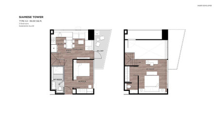ขาย คอนโด  เทคโนโลยี กรองฝุ่น PM2.5ได้ถึง 99% ไซมิส พระราม 9  71 ตรม. โครงการ Mixed Use ใหม่ ใกล้รถไฟฟ้า รูปที่ 3