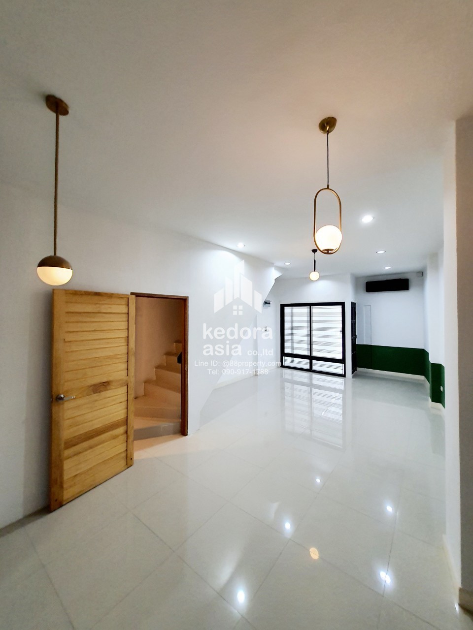 KDR-TH-170-townhome 4 storey at Sukhumvit 65 Rental price 45,000 THB รูปที่ 1