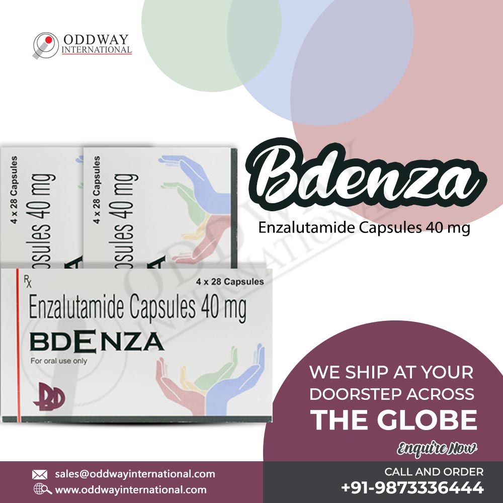 BDR Bdenza 40mg แคปซูล (Enzalutamide ยี่ห้อ ) รูปที่ 1