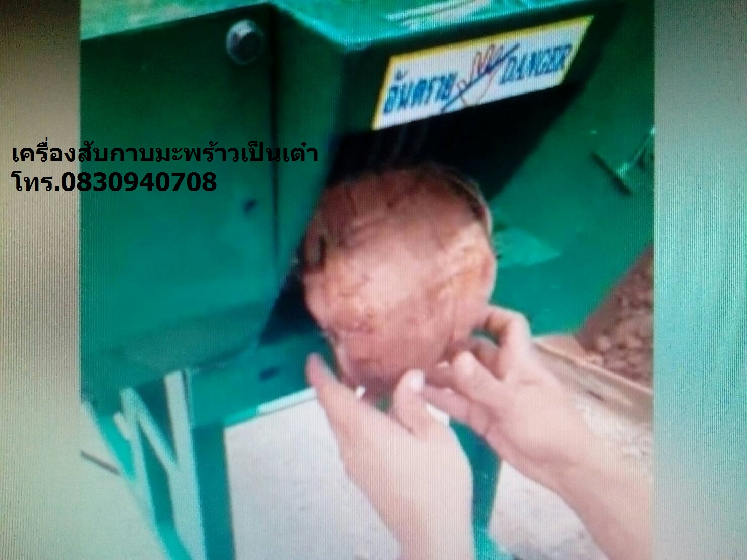 เครื่องย่อยกิ่งไม้ หมอเล็ก เครื่องสับกาบมะพร้าวเป็นลูกเต๋า  รูปที่ 3