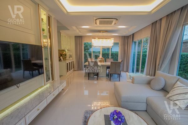 รหัสทรัพย์ 161 ขายบ้านเดี่ยวสุดหรู Bangkok Boulevard ราชพฤกษ์-พระราม5 ตกแต่งครบพร้อมเฟอร์นิเจอร์ โซฟา เครื่องปรับอากาศ และอื่นๆ เข้าอยู่ได้เลย รูปที่ 7