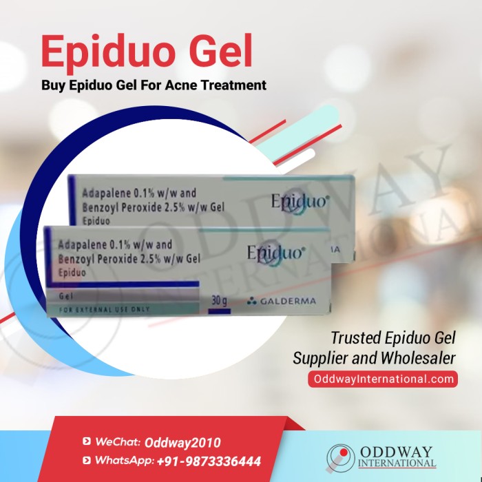 Epiduo Gel (เจลอะดาปาลีนและเบนโซอิลเปอร์ออกไซด์) ราคา รูปที่ 1