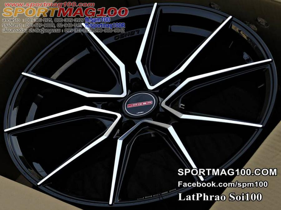 ล้อแม็กซ์ใหม่ Lenso JAJ JagerJAVA สีดำหน้าเงา รูปที่ 1