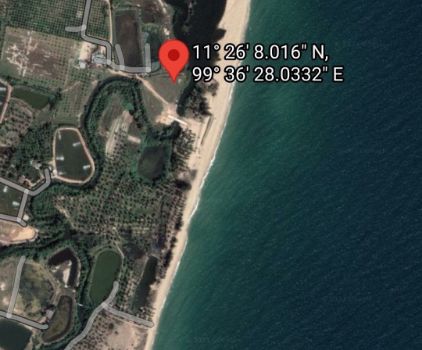 ขาย ที่ดิน วิวสวย เหมาะสร้างบ้านพักตากอากาศแปลงเล็กโซนประจวบ 200 ตร.วา ติดถนนสาธารณประโยชน์ และใกล้ชายหาดทะเล รูปที่ 2
