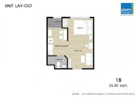 ขายถูกสุดคอนโด Plum Condo สามัคคี ห้องสภาพดี แดดเช้า แบบสตูดิโอ อยู่น้อยมาก รูปที่ 11