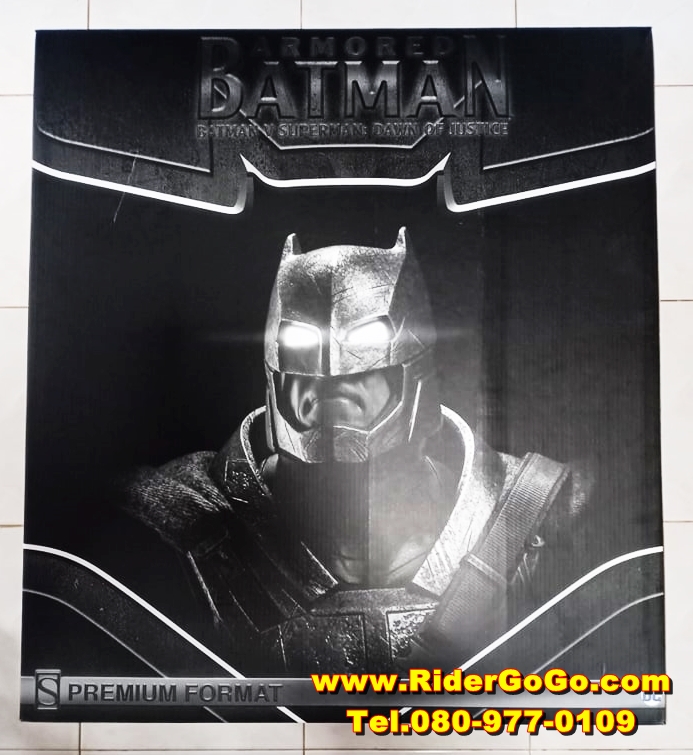 ARMORED BATMAN : BATMAN V SUPERMAN BATMAN PREMIUM FORMAT™ SIDESHOW 1/4 โมเดลแบทแมน ใส่ชุดเกราะภาคปะทะซุปเปอร์แมน โมเดลงานปั้นขนาดใหญ่สภาพสวยใหม่ของแท้ รูปที่ 4