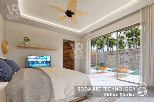 รหัสทรัพย์ 167 ขาย Samui pool villa สุดหรู บ้านเดี่ยวสไตล์โมเดิร์น 2 ชั้น 3ห้องนอน 3ห้องน้ำ พื้นที่ใช้สอยกว้างขวาง รูปที่ 4