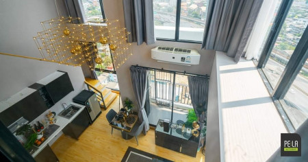 ขาย คอนโด มีสวน Sky Garden ห้องดูเพล็กซ์ 2 ห้องนอน ชั้น 20 - โครงการ PELA วุฒากาศ 61 ตรม. ใกล้ BTS วุฒากาศ เพียง 100 เมตร รูปที่ 3