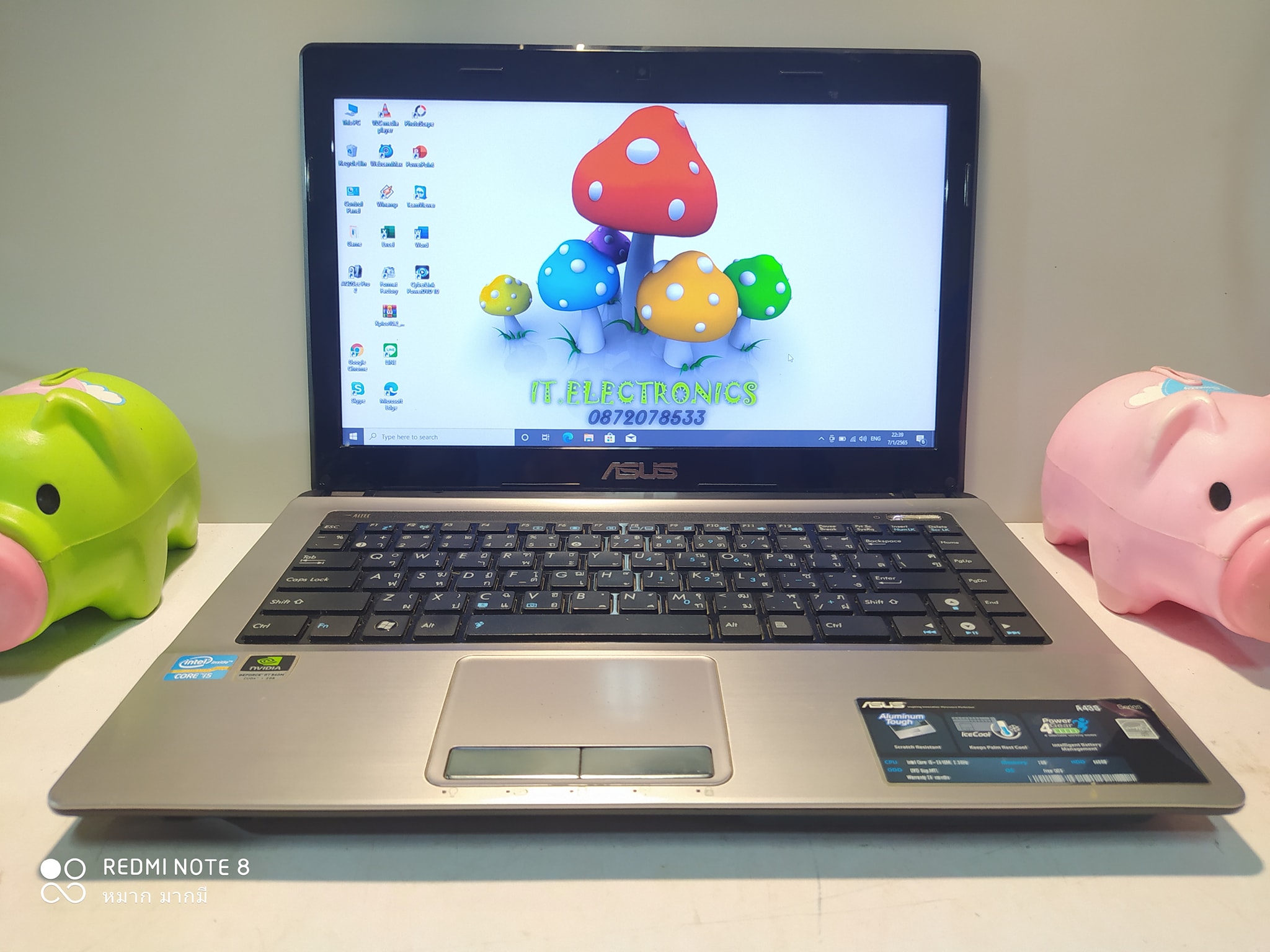 Asus A43S  Core i5 2410M รูปที่ 3