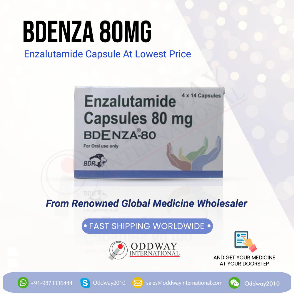 Bdenza 80mg Price - Enzalutamide Capsule - แพ็ค 56 แคปซูล รูปที่ 1