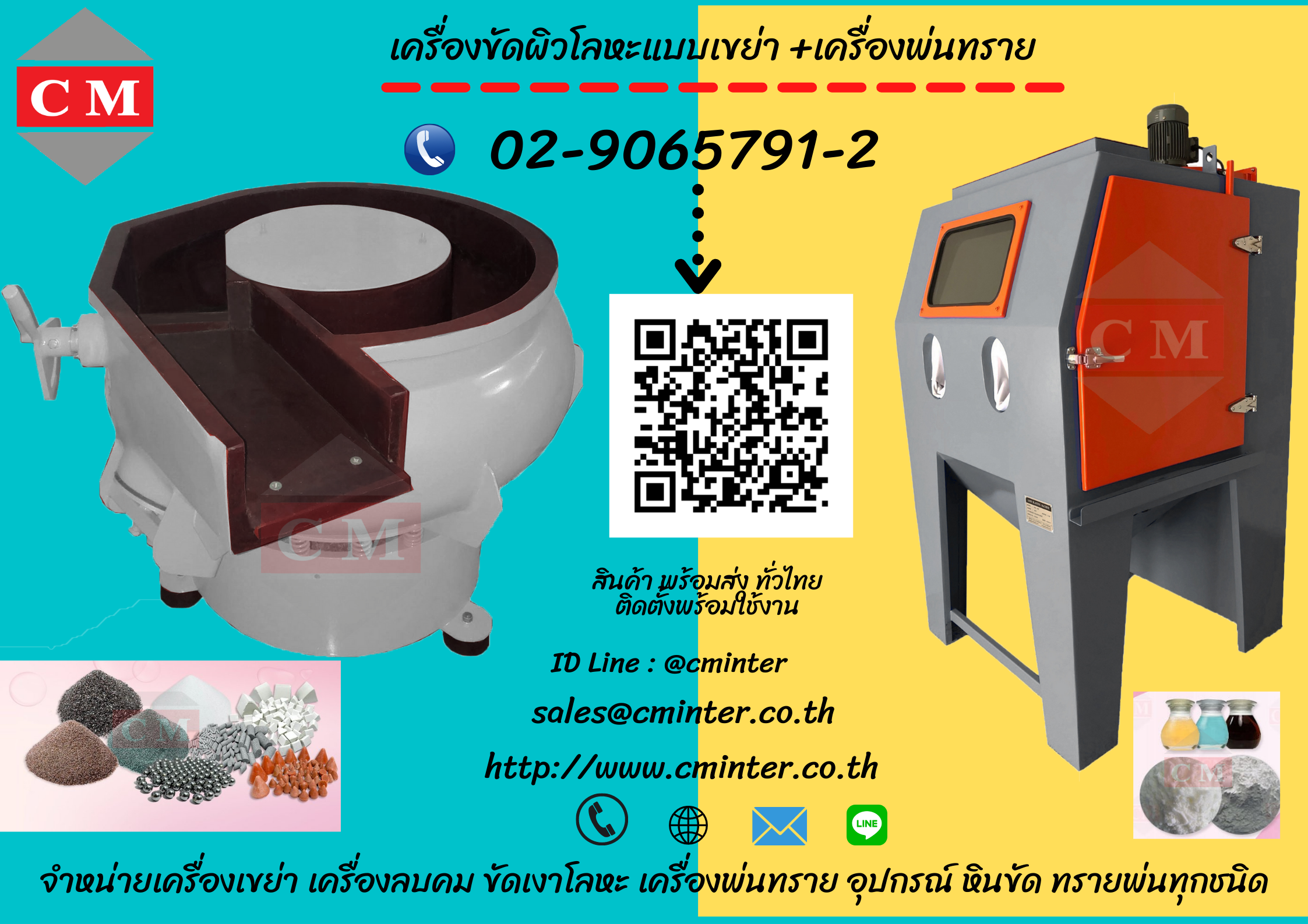 เครื่องพ่นทราย /เครื่องขัดผิวโลหะแบบเขย่า /หินขัด ทรายพ่น / รูปที่ 1