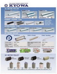 ตัวแทนจำหน่าย Motor Roller KYOWA , AC Motor Roller KYOWA , Motor Pulley KYOWA , Drum Motor , Idle Roller DAMON , Free Roller DAMON ,Vacuum Pump ,Sunny King Pump, มอเตอร์เขย่า (Vibration Motor) , OLI , VISAM