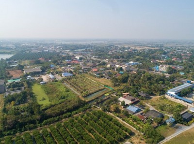 ขายที่ดินเปล่าเหมาะทำโกดังหรือหมู่บ้านจัดสรร ในอำเภอดอนยายหอม (ซอยเสนาธรรมจักร 8)  5-1-54 ไร่  รูปที่ 1