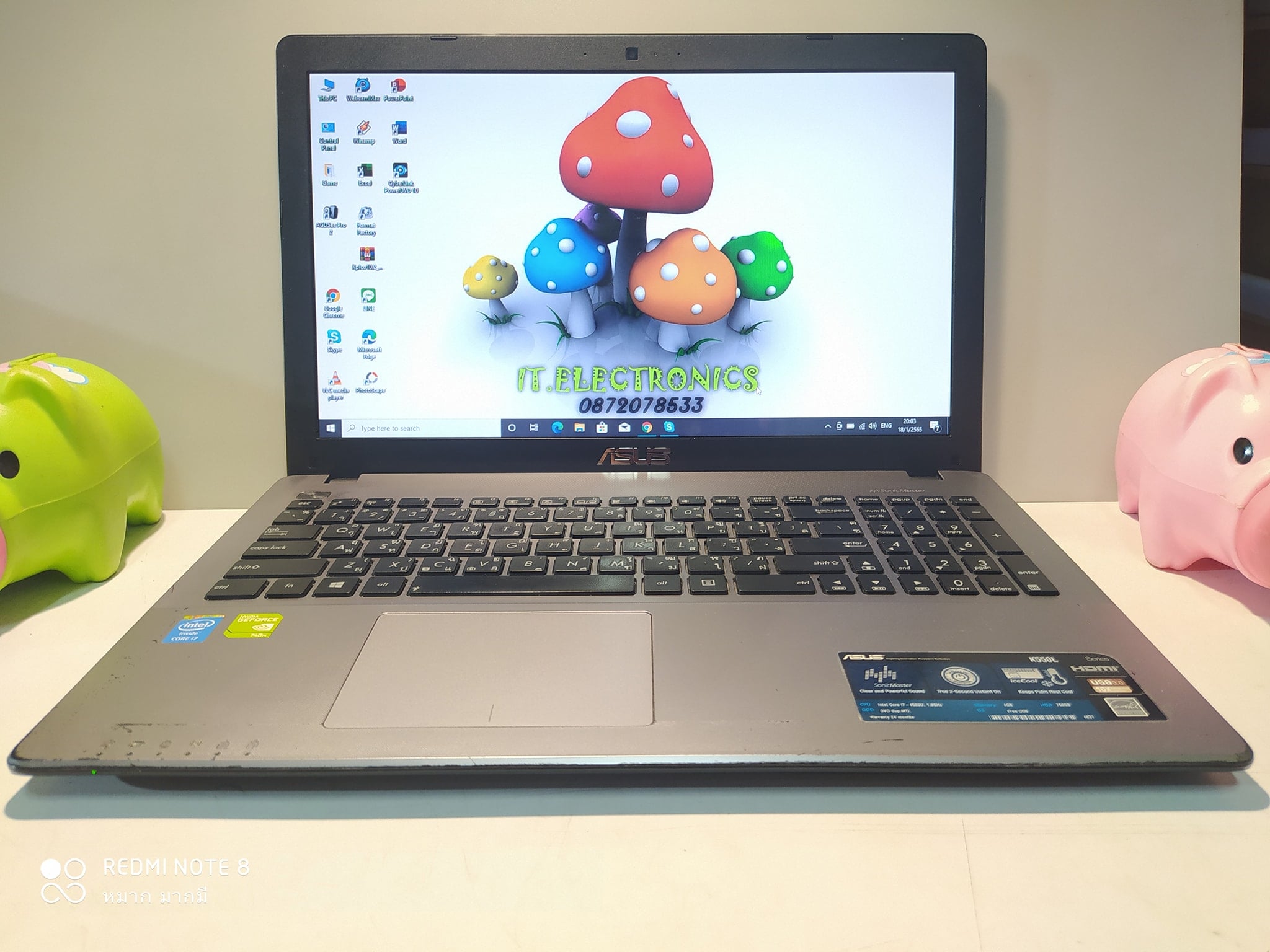 🔴 #ขายโน้ตบุ๊ค Asus K550LN ราคา 8,500 บาท รูปที่ 3
