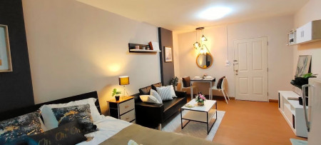 ขาย คอนโด D Condo  รามอินทรา (ดี คอนโด รามอินทรา) 30.06 ตรม. ใกล้รถไฟฟ้าสถานีวัชรพล ติดถนนรามอินทรา ห้องแต่งสวยมาก รูปที่ 3