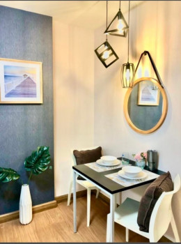 ขาย คอนโด D Condo  รามอินทรา (ดี คอนโด รามอินทรา) 30.06 ตรม. ใกล้รถไฟฟ้าสถานีวัชรพล ติดถนนรามอินทรา ห้องแต่งสวยมาก รูปที่ 4