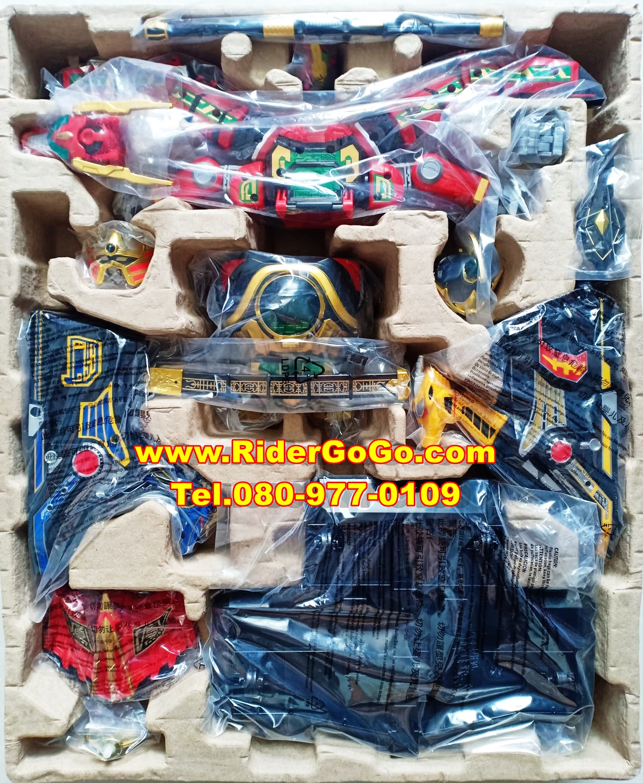 หุ่นยนต์ขบวนการไดเรนเจอร์ ไดเรนโอ Dairanger Super Sentai Artisan Dx DairenOh ของใหม่ของแท้Bandai จากประเทศญี่ปุ่น รูปที่ 4