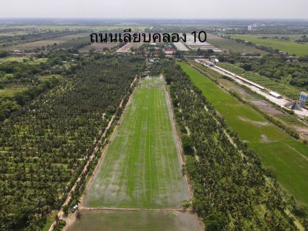 ขาย ที่ดิน ทำเลทองคลอง 10 5 ไร่ 2 งาน 57 ตร.วา โฉนด นส.4 จ พร้อมฟรีค่าโอน รูปที่ 2