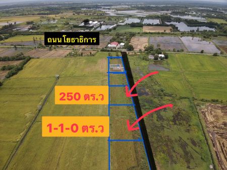 ขาย ที่ดิน ที่ติดถนนโยธาธิการเงินผ่อน บ้านนา 250 ตร.วา ด้านหลังเป็นท้องนาทำการเกษตรได้ หรือสร้างบ้านพักตากอากาศ รูปที่ 2