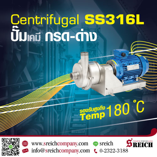 ปั๊มเคมีขับเคลื่อนด้วยแม่เหล็ก Magnetic Drive Pump CTM รูปที่ 1